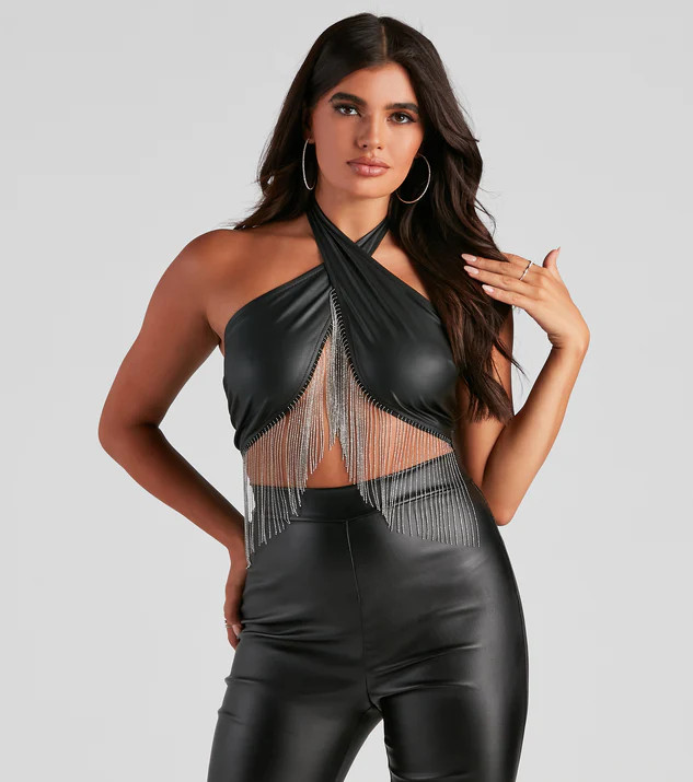 Not That Innocent Halter Wrap Top | Windsor Stores