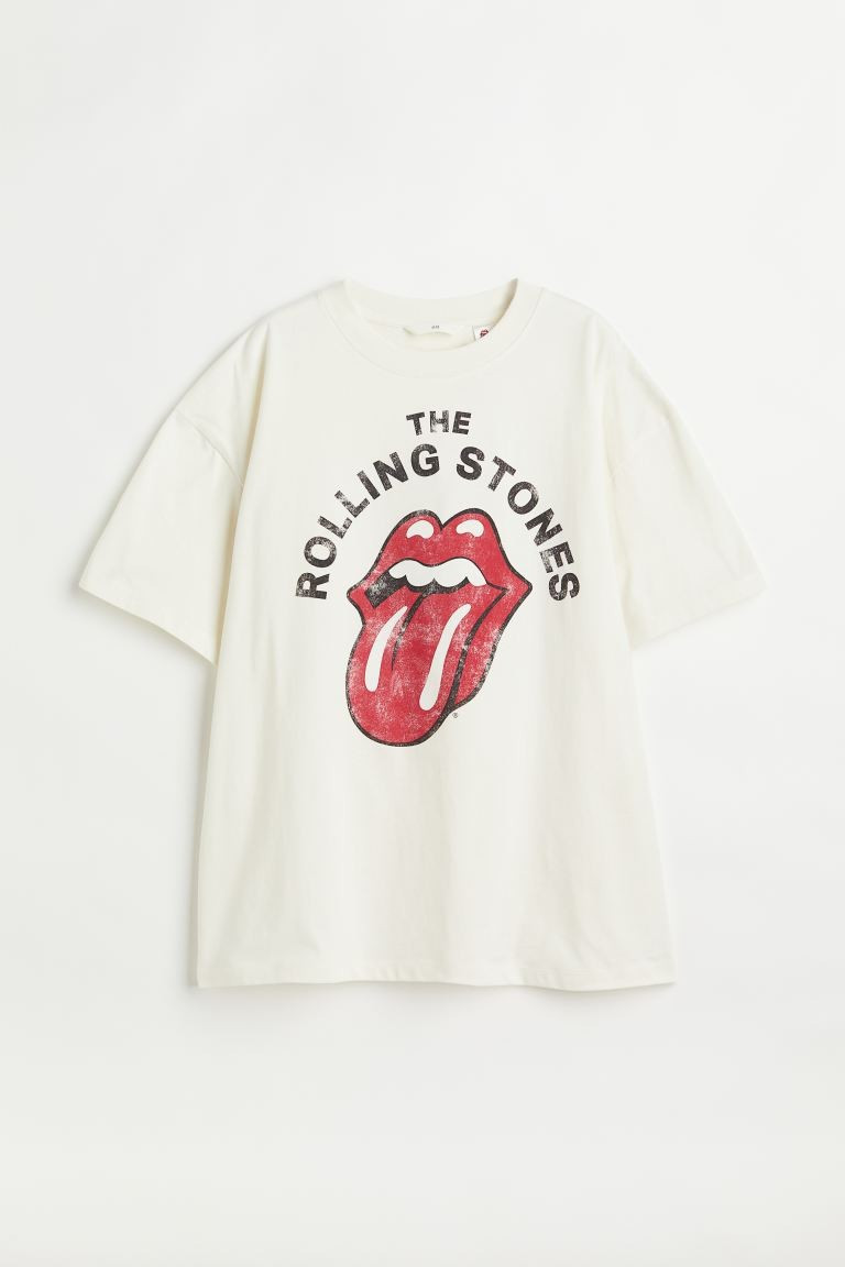 Oversized Printed T-shirt | H&M (US + CA)