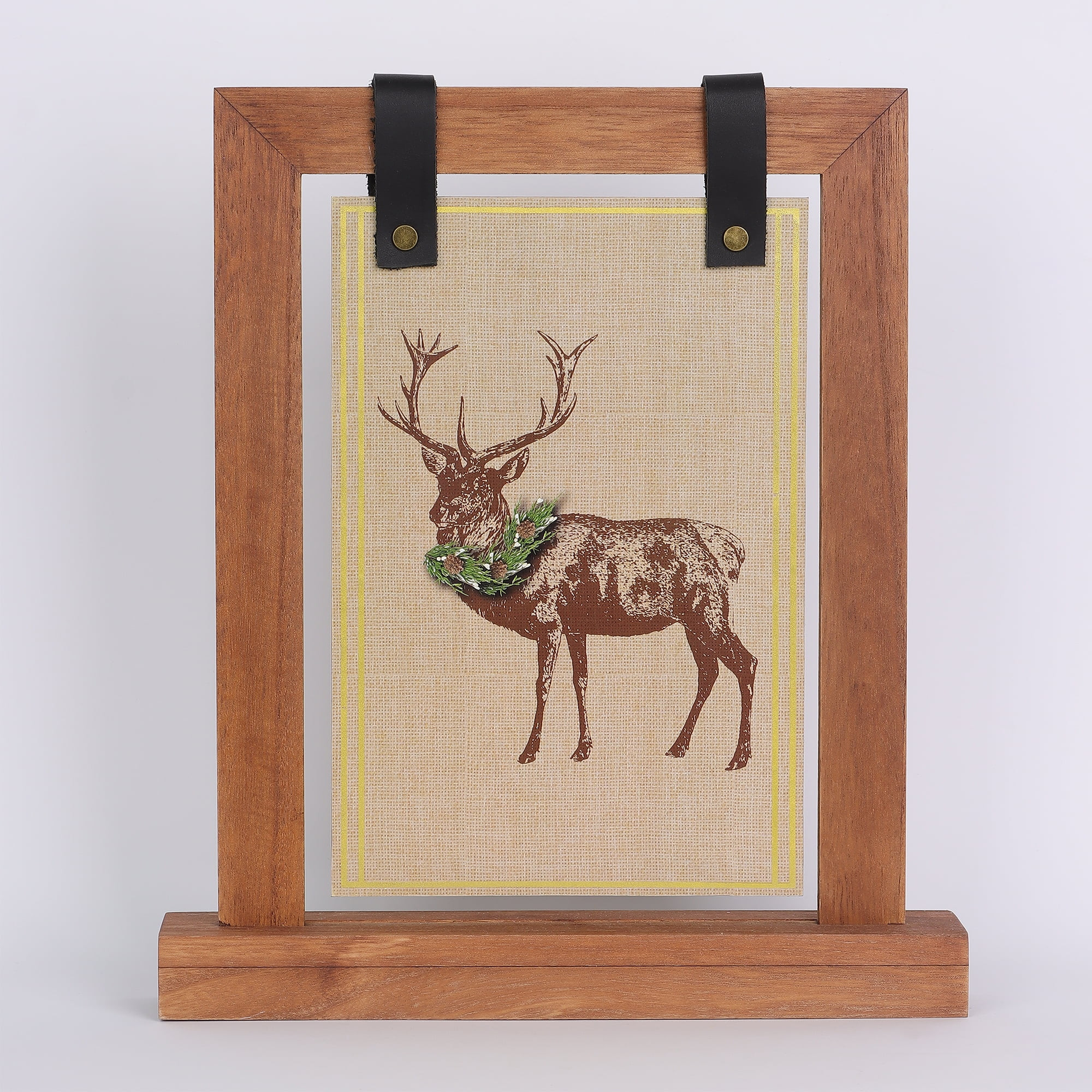 Wood Reindeer Sign Tabletop Decoration, by Holiday Time - Walmart.com | Walmart (US)