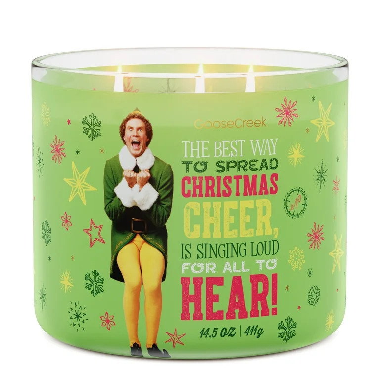 Goose Creek Buddy The Elf Christmas Cheer 3-wick Sparkling Champagne, Grapefruit, & Juicy Orange ... | Walmart (US)