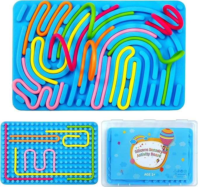 Christmas Stocking Stuffers for Toddlers Airplane Travel Toys Sensory Activities Board for Toddle... | Amazon (US)