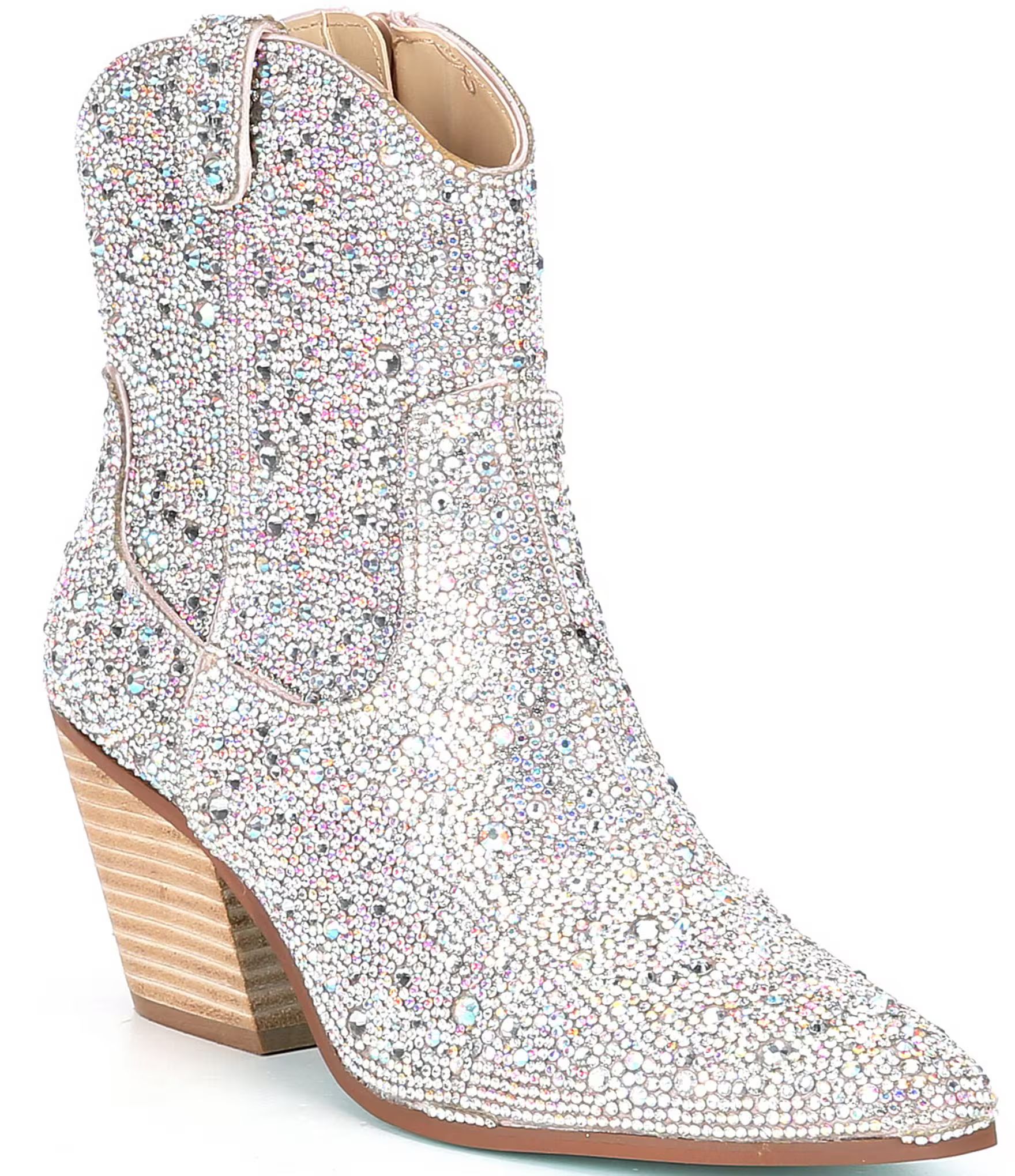 Betsey JohnsonBlue by Betsey Johnson Diva Rhinestone Western Booties | Dillard's