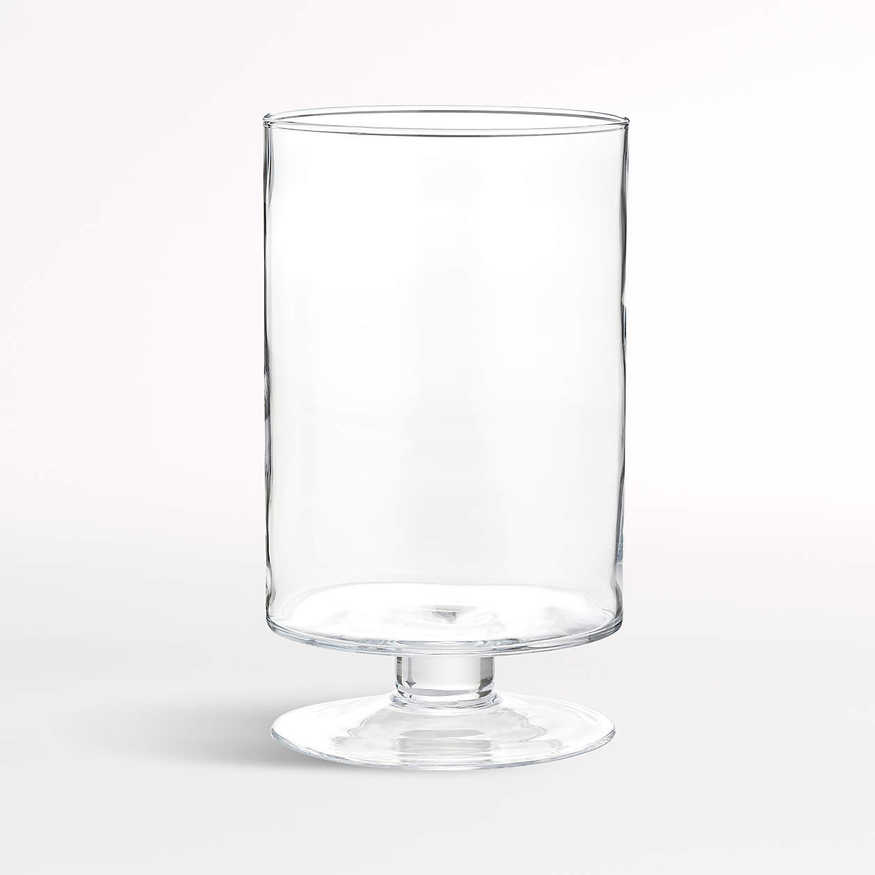 London Glass Hurricane Candle Holders | Crate & Barrel | Crate & Barrel