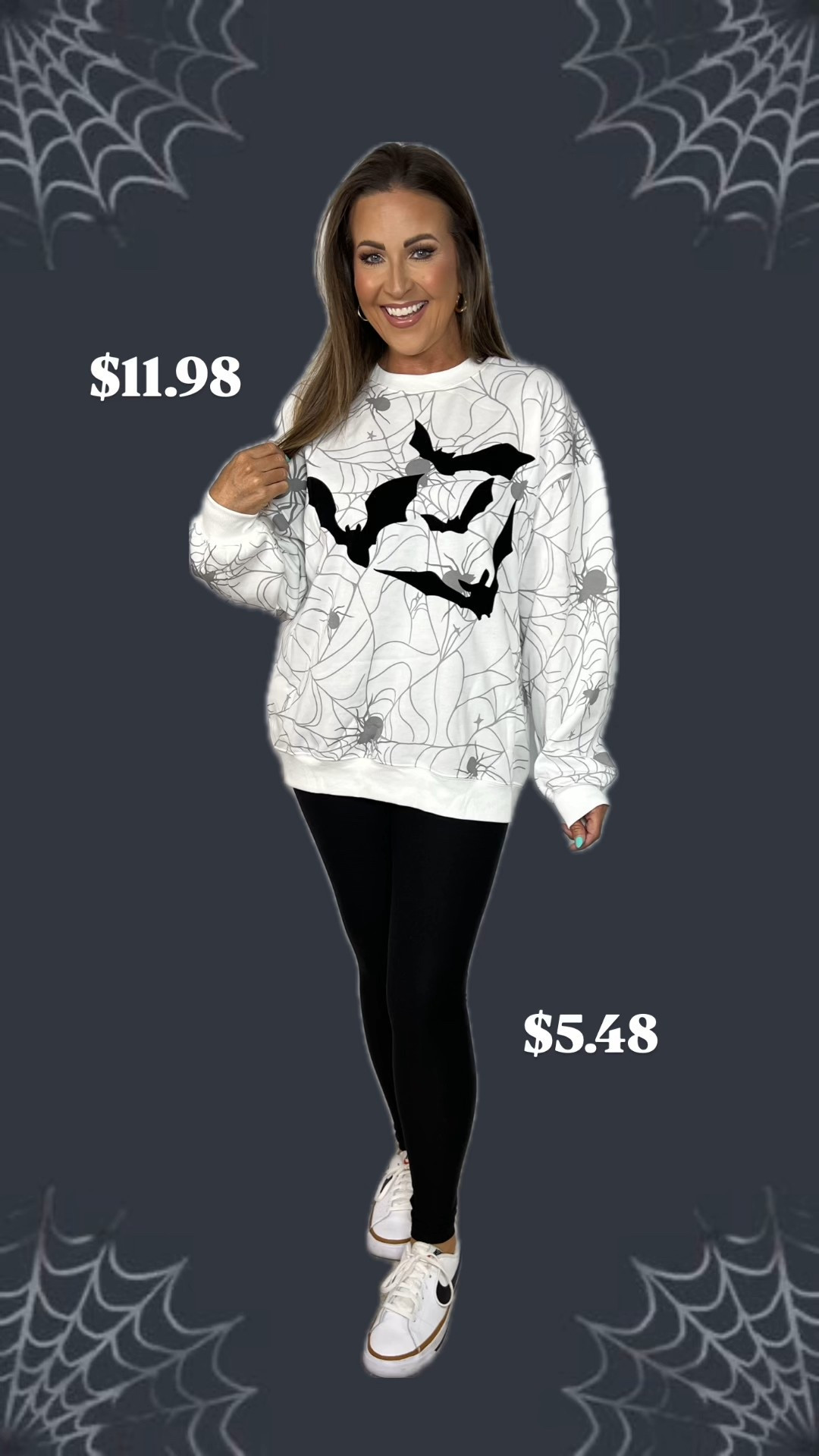 Top: L
Leggings: S

Halloween outfit, Halloween sweatshirt, Halloween costume, fall outfit, fall fashion, Walmart finds, Walmart fashion, Walmart haul, Walmart style 

#LTKHalloween #LTKFindsUnder50 #LTKSeasonal