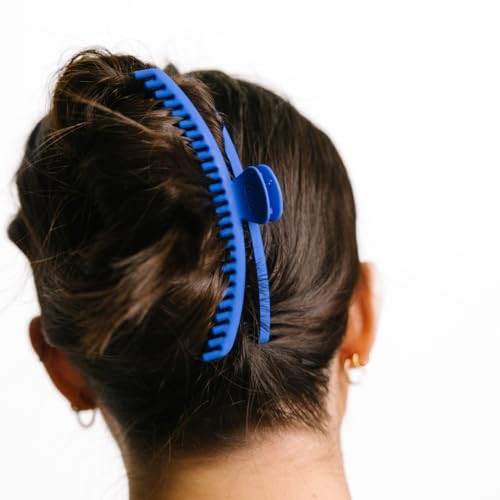 KAXI The ORIGINAL Hold Everything Hair Claw - Perfect for Thick & Thin Hair Straight, Wavy & Curly, Strong Clip With 52 teeth & Many Colors to Choose (Royal Blue) | Amazon (US)