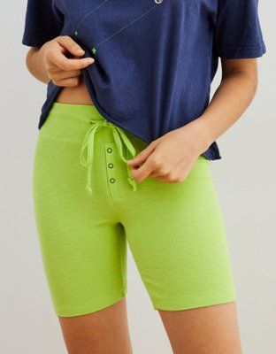 Aerie Real Soft® Ribbed Sleep Short | American Eagle Outfitters (US & CA)