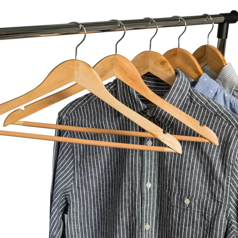 Wayfair Basics Wood Non-Slip Hanger for Dress/Shirt/Sweater (Set of 24) | Wayfair North America