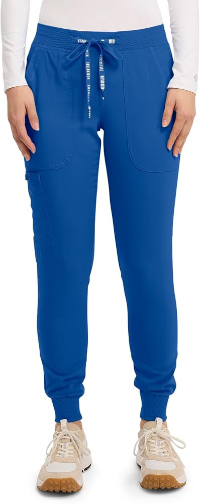 Med Couture Scrub Pants For Women Cargo Jogger Bottoms with 5 Pockets, Lightweight, Ultra Soft, 2... | Amazon (US)