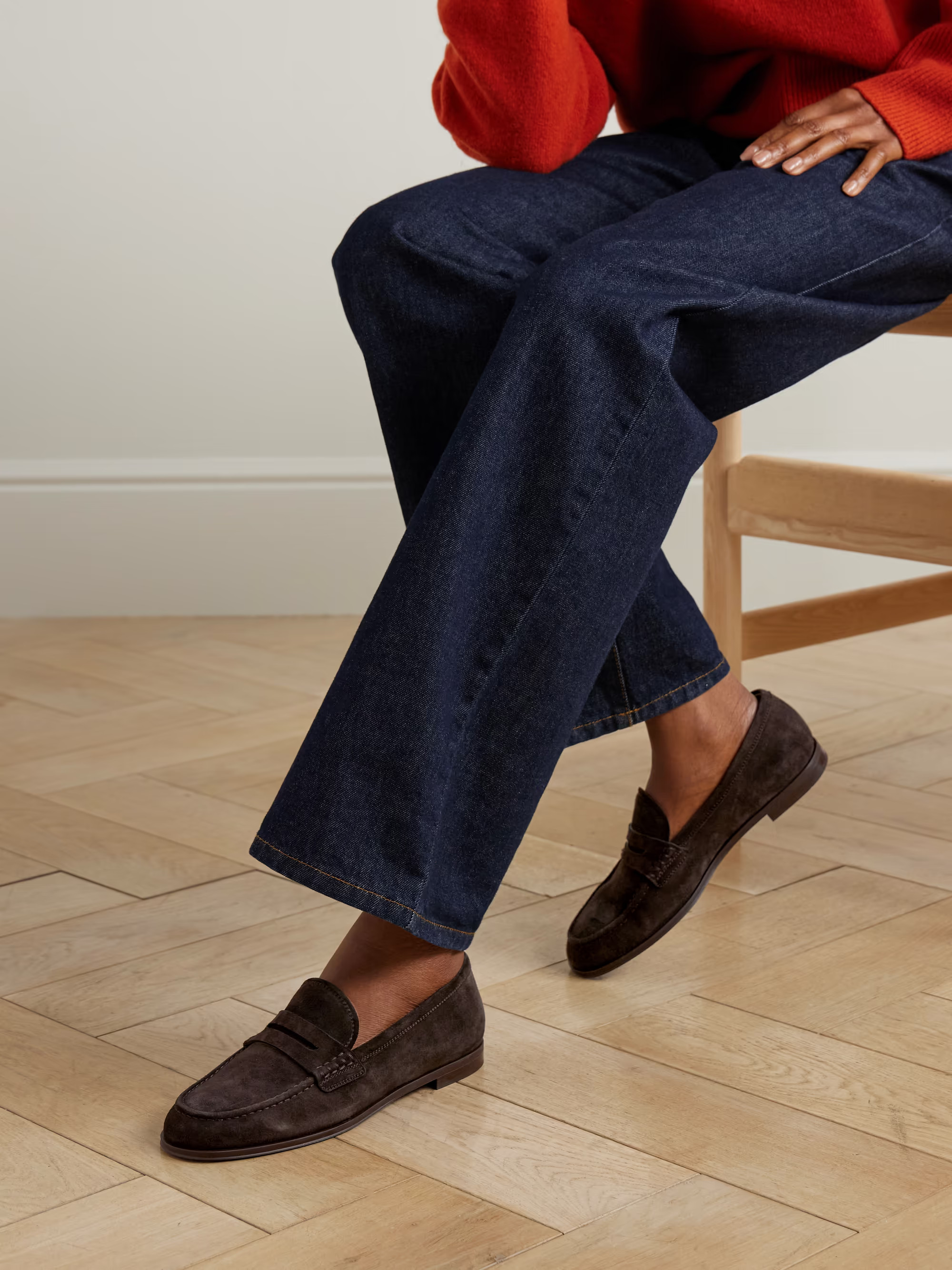Georgie suede loafers | NET-A-PORTER (US)