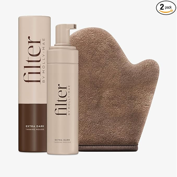 Filter By Molly-Mae Sunkissed Bundle | Extra Dark Self Tan Mousse | Fast Drying Streak Free Fake ... | Amazon (UK)