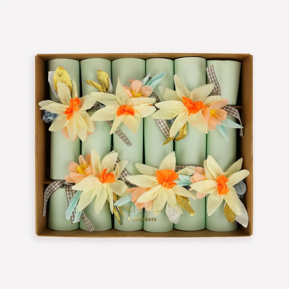Floral Crackers (x 6) | Meri Meri
