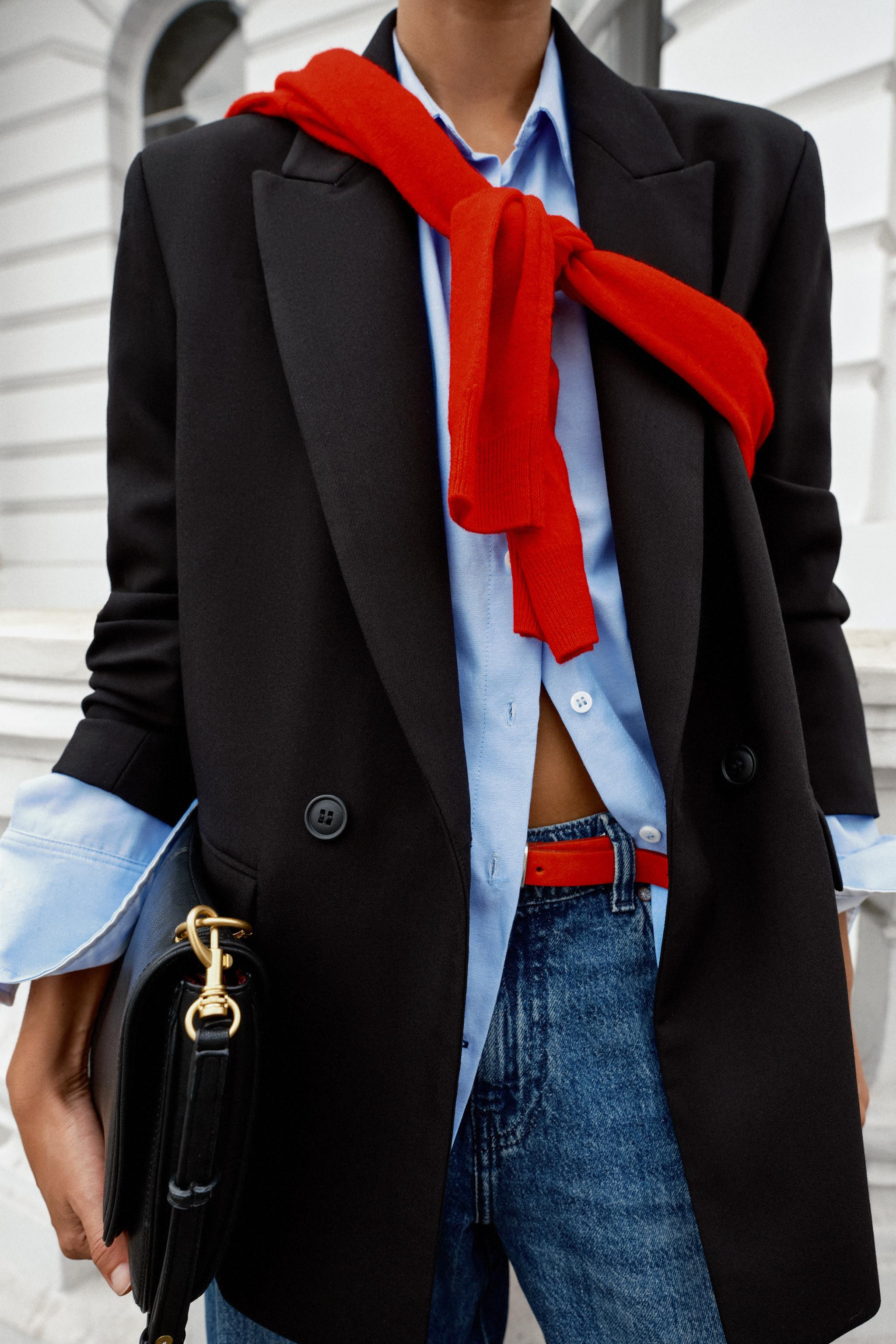 OVERSIZED DOUBLE-BREASTED BLAZER | Zara UK