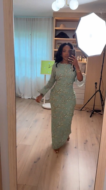 Hi babes ✨ Scroll to shop this romantic floral dress moment 🌿

This soft sage floral maxi is one of those timeless feminine pieces that instantly makes you feel elegant and put together. The delicate floral print, flattering fitted silhouette, and subtle sleeve detail give it such an elevated look while still feeling effortless and easy to wear. Definitely the kind of dress that always gets compliments.

Perfect for weddings, baby showers, brunch, church, vacation dinners, spring events, or date nights.

📏 Measurements: 5’4” | 140 lbs | 34D | 27 | 40  
Wearing size Small

Floral maxi dress, wedding guest dress, feminine spring outfits, elegant dresses for women, sage green dress, romantic outfit ideas, classy style inspiration, modest chic fashion, vacation dinner dresses, spring wedding outfits, elevated feminine fashion, floral occasion dresses

Follow me on Instagram and YouTube @kirasfashionfinds

#LTKWedding #LTKStyleTip #LTKPetite

#LTKvlog