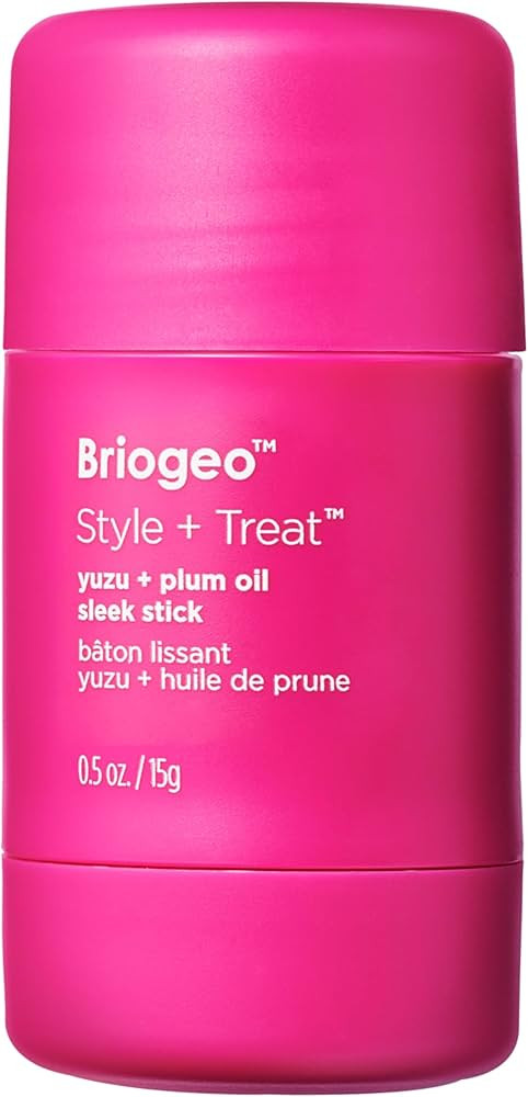 Briogeo Style + Treat Yuzu + Plum Oil Sleek Stick, Vegan Wax Hair Stick, Non-Greasy, Travel-Frien... | Amazon (US)