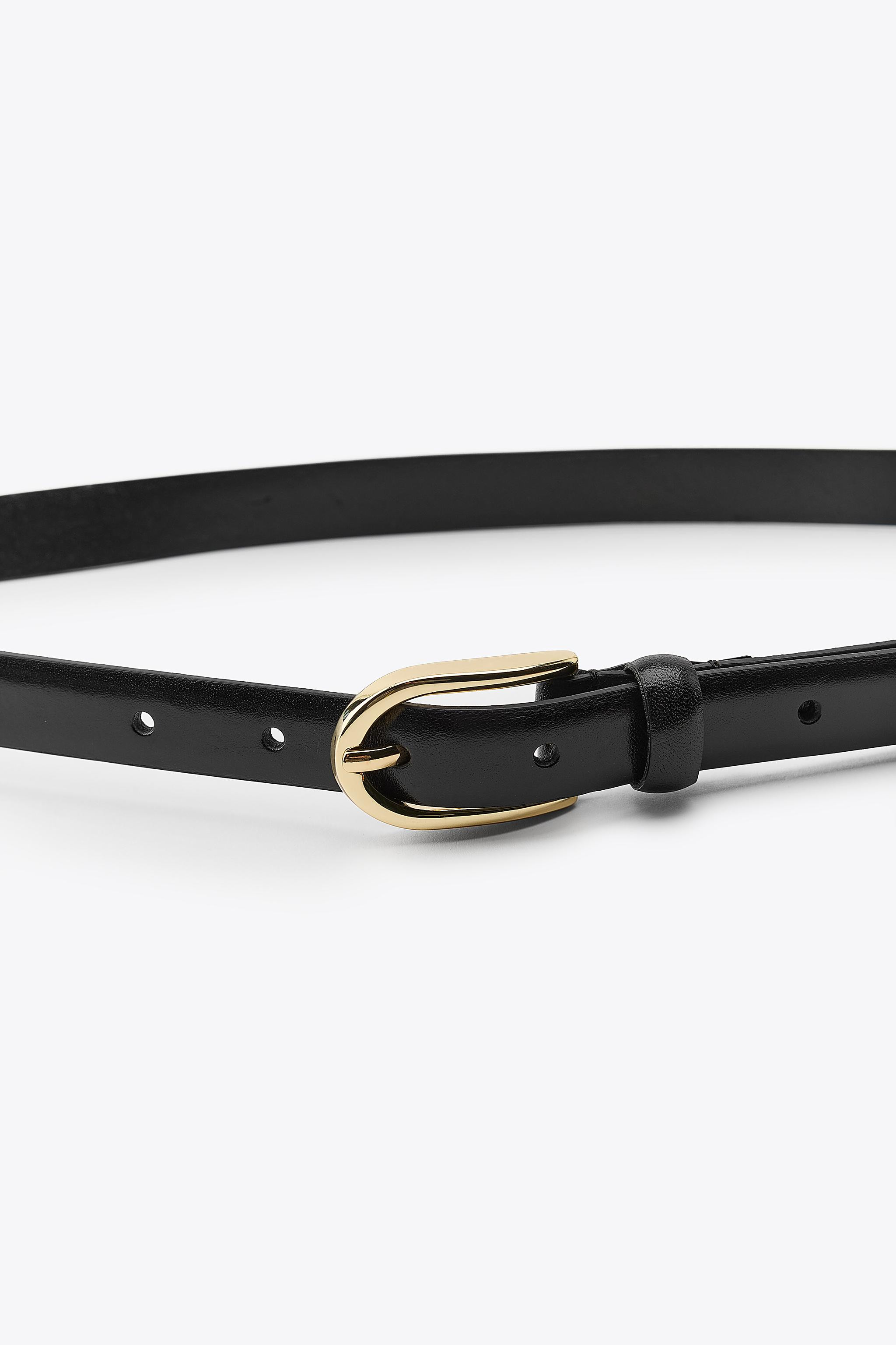 THIN LEATHER BELT | Zara UK
