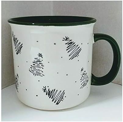 Meritage Christmas Tree Design Holiday Collection 20 oz Coffee Mug with Green Interior - Speckled... | Amazon (US)