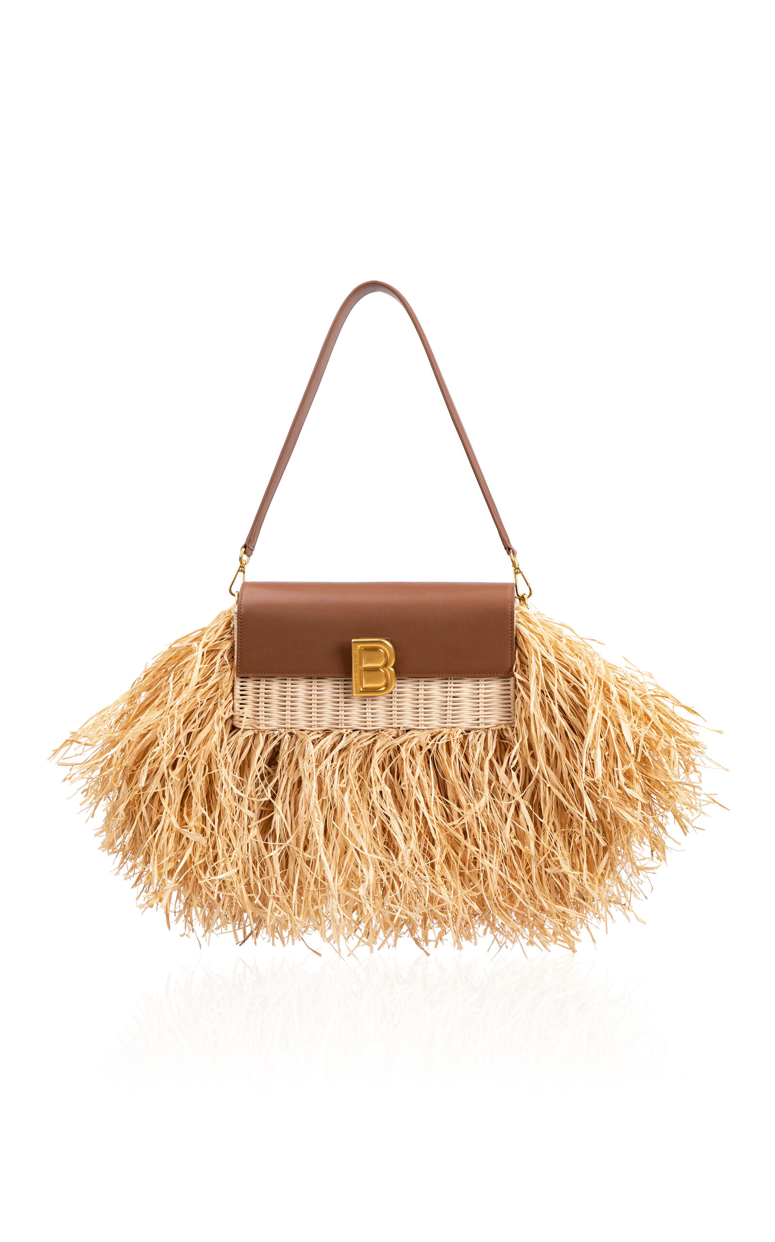 Nia Wicker & Fringe Shoulder Bag | Moda Operandi (Global)