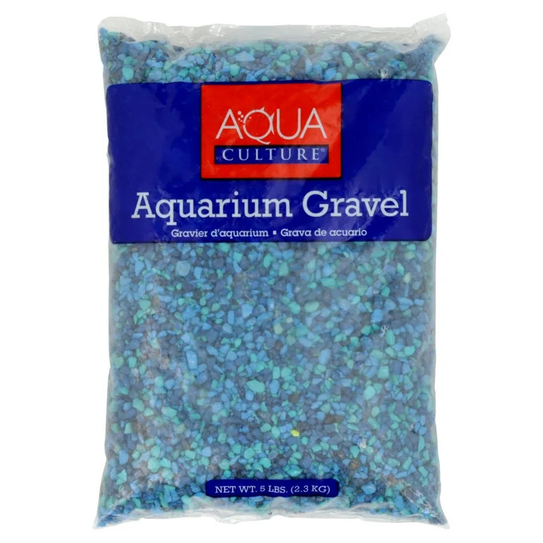 Aqua Culture Aquarium Gravel, Blue, 5 lb | Walmart (US)