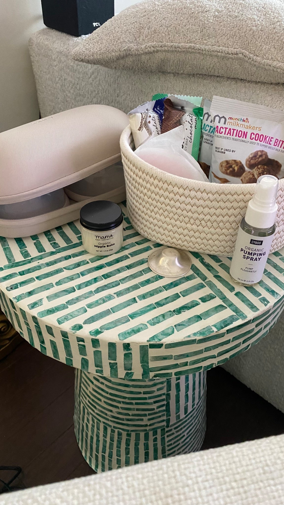 My lactation station essentials! So important to have my nursing and pumping needs at arms reach and on hand 

#LTKKids #LTKBaby #LTKBump