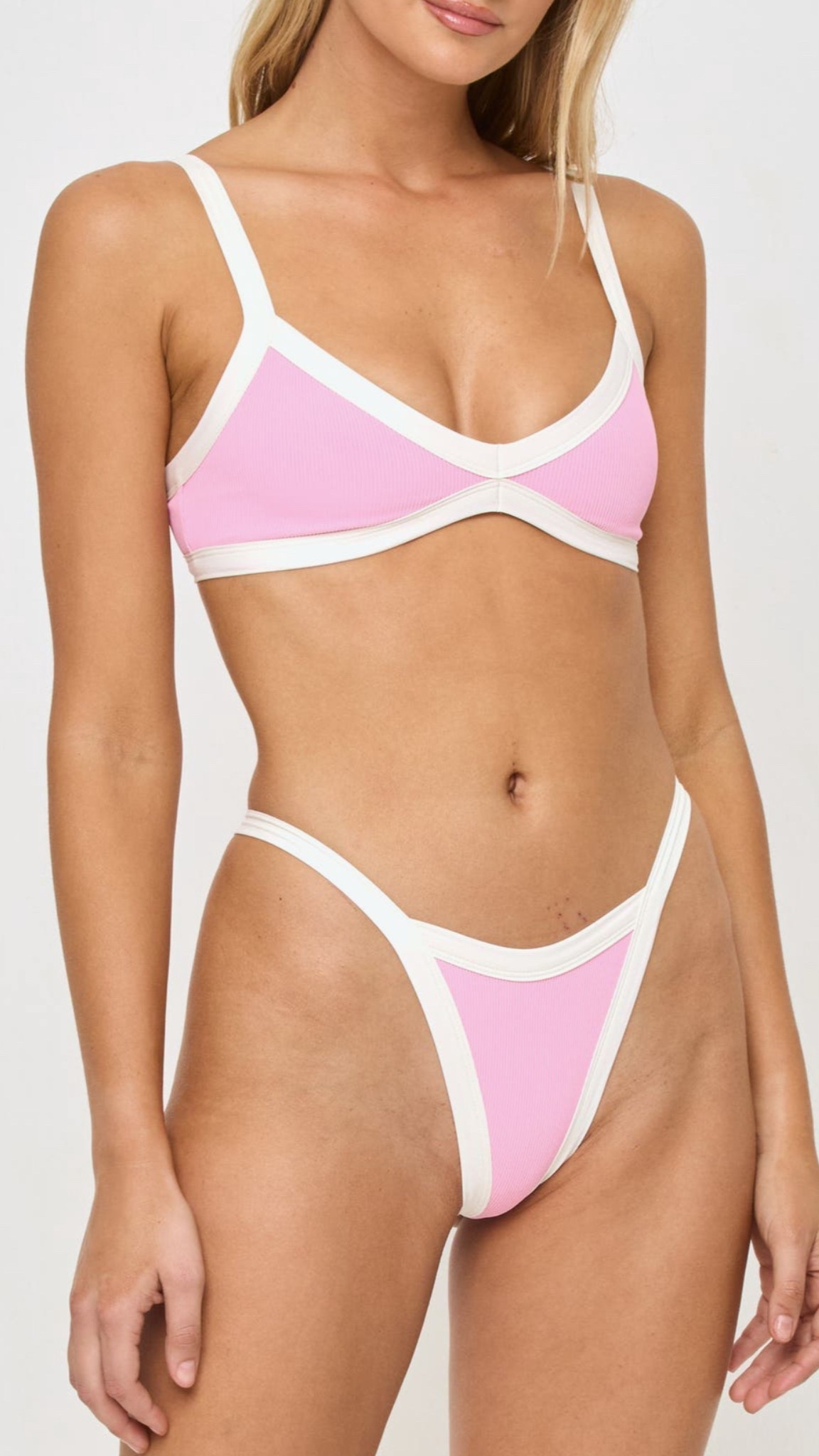 Loving this pink bikini! 👙 

Also available in black, white & red! 

#LTKSummerEdit #LTKFindsUnder100 #LTKSwim