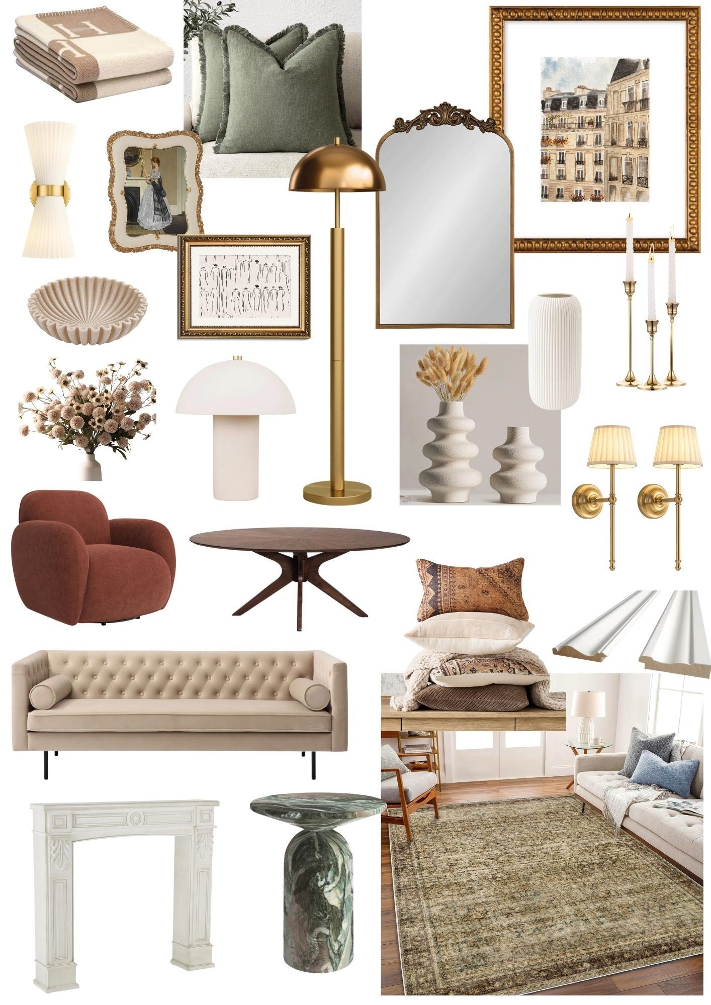 Weekly Mood Board: A Parisian Living Room ⭐️

#LTKHome #LTKFindsUnder100 #LTKFindsUnder50