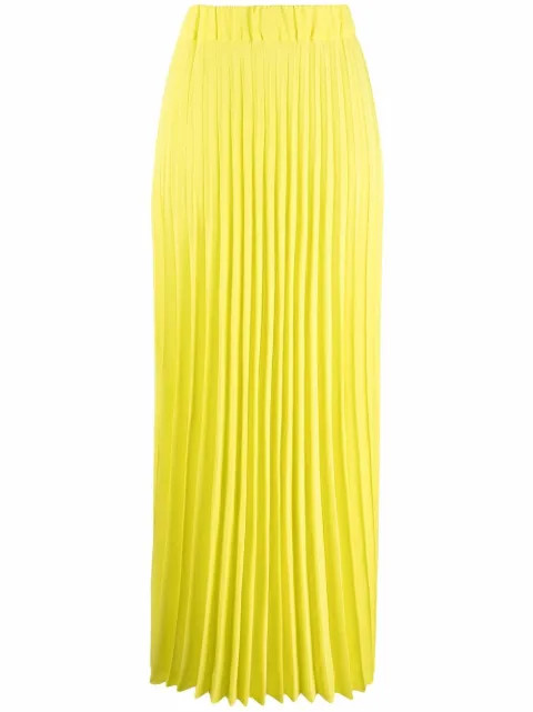 pleated maxi skirt | Farfetch (US)