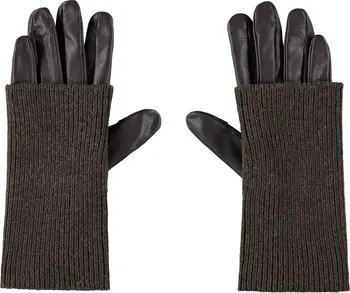 Favorite Daughter Knit Arm Warmer & Leather Gloves Set | Nordstrom | Nordstrom