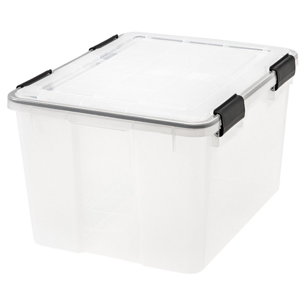 IRIS 46 Qt Weathertight Storage Box - 6 Pack, Clear | Target
