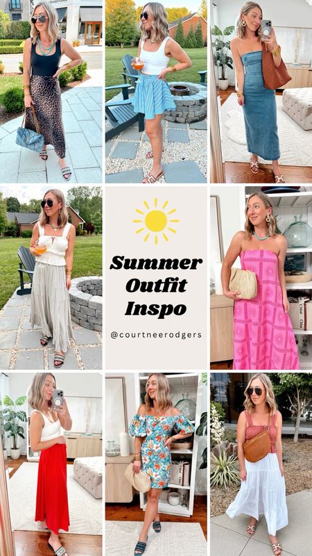 Summer Outfit Inspiration 🩷✨

Size small in everything except the AE skirts are size XS! White top/pink top (size medium—runs small)

Summer Fashion, Spring Outfits, Vacation Style, Dresses, Maxi skirts 

#LTKStyleTip #LTKSaleAlert #LTKFindsUnder100