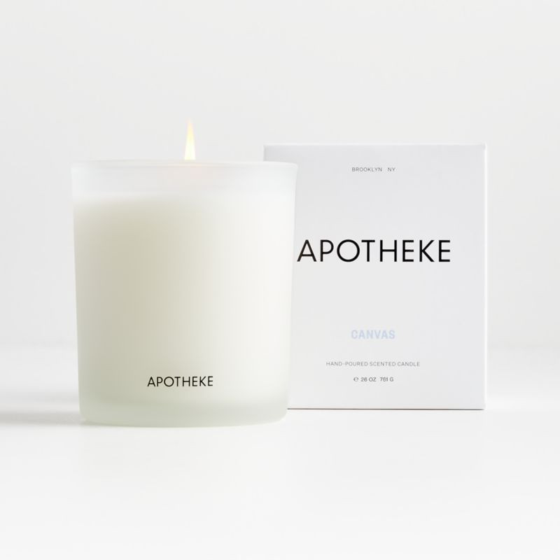 Apotheke Canvas-Scented Candle + Reviews | Crate & Barrel | Crate & Barrel