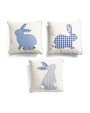 3pc Patterned Easter Bunny Pillow Set | Marshalls