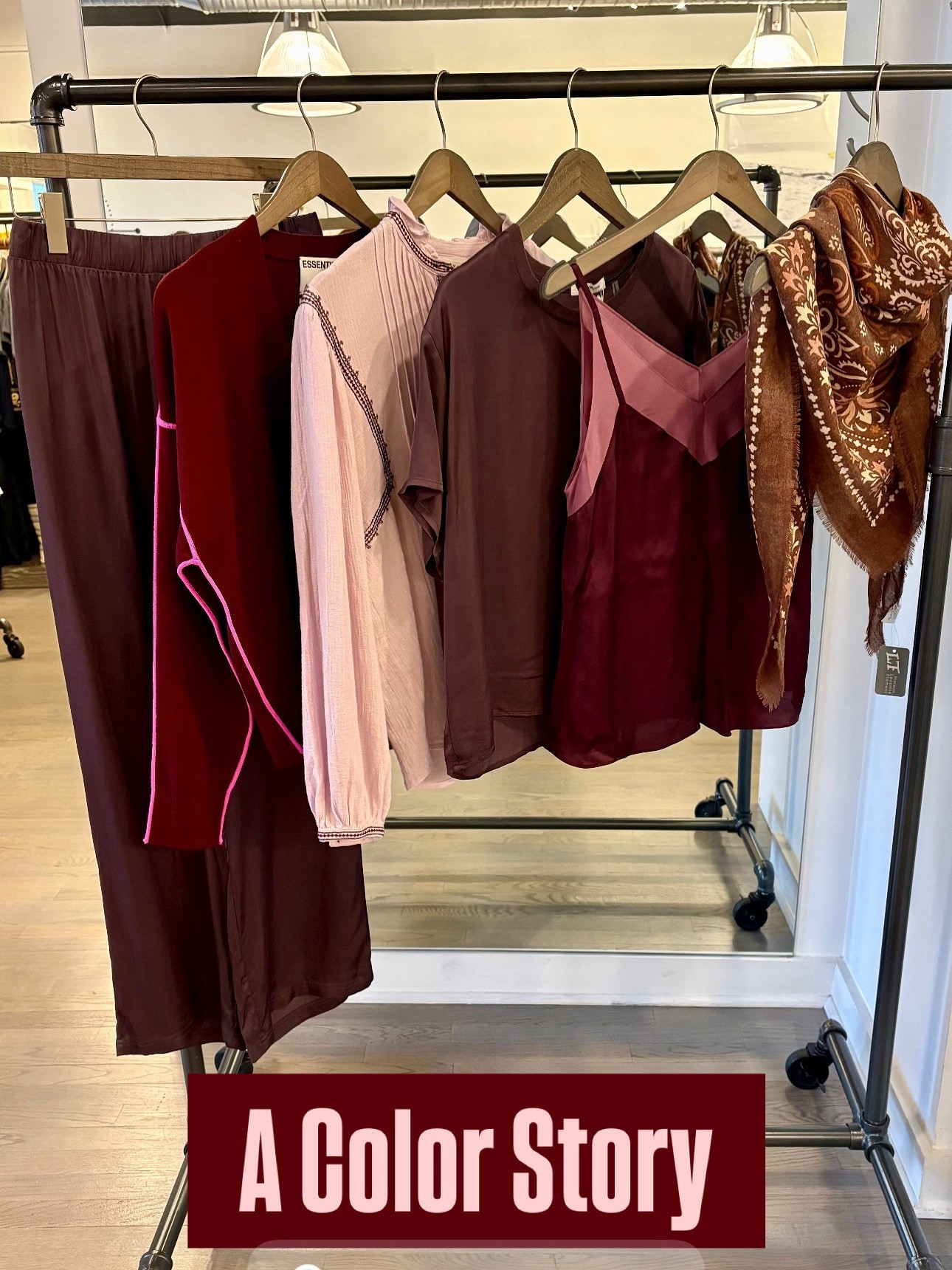 A ‘shades of wine’ color story. 🍷 A great way to elevate your Fall wardrobe. Don’t be afraid to add this beautiful color this season. 

#LTKSeasonal #LTKStyleTip #LTKOver40