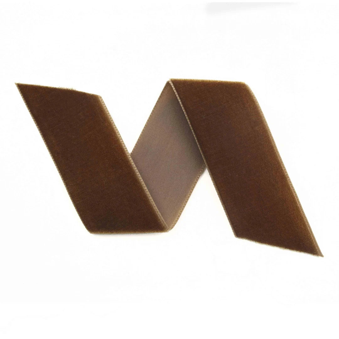 Light Brown Swiss Velvet Ribbon by the Yard  Brown Wedding - Etsy | Etsy (US)