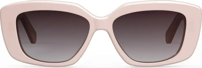 Triomphe 55mm Rectangular Sunglasses | Nordstrom