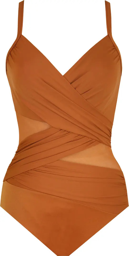 Network Mystique Underwire One-Piece Swimsuit | Nordstrom