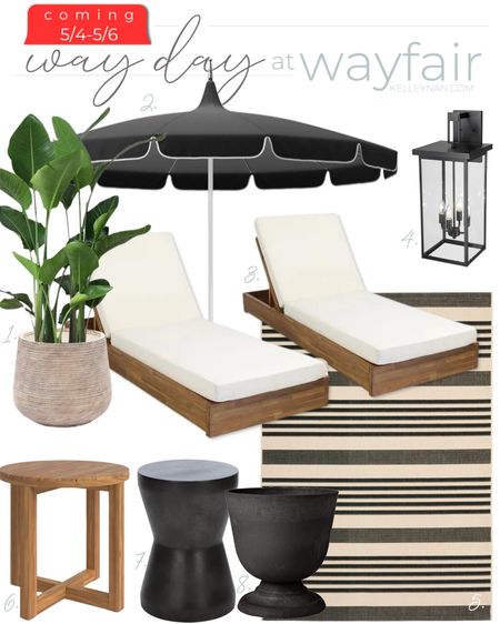 WAY DAY is almost here and @Wayfair is offering up to 80% off plus, free shipping, for three days only, 5/4-5/6! #Wayfair #WayfairPartner #Ad It’s the perfect time to outfit your indoor and outdoor living spaces, with seating, lighting, area rugs and decorative accents. This design plan includes all things Wayfair for your pool area, deck or patio with loungers, umbrellas, planters and side tables. home decor outdoor decor outdoor rug planter 

#LTKhome #LTKsalealert #LTKstyletip