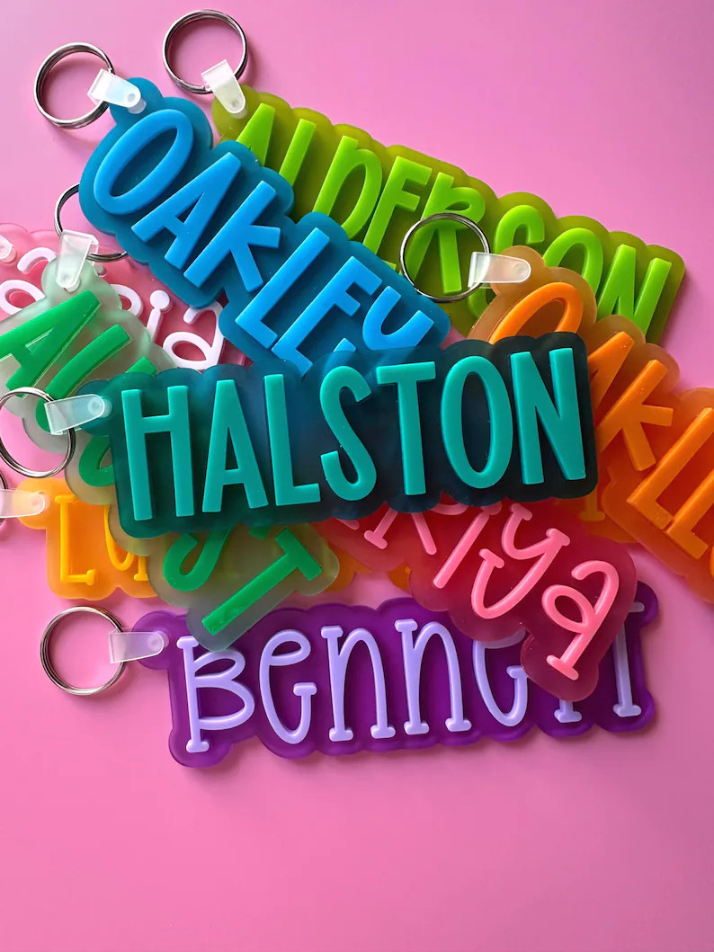 Name Tag, Backpack Tag, Backpack Name Tag, Bookbag Tag, Name Keychain, Backpack Label | Etsy (US)