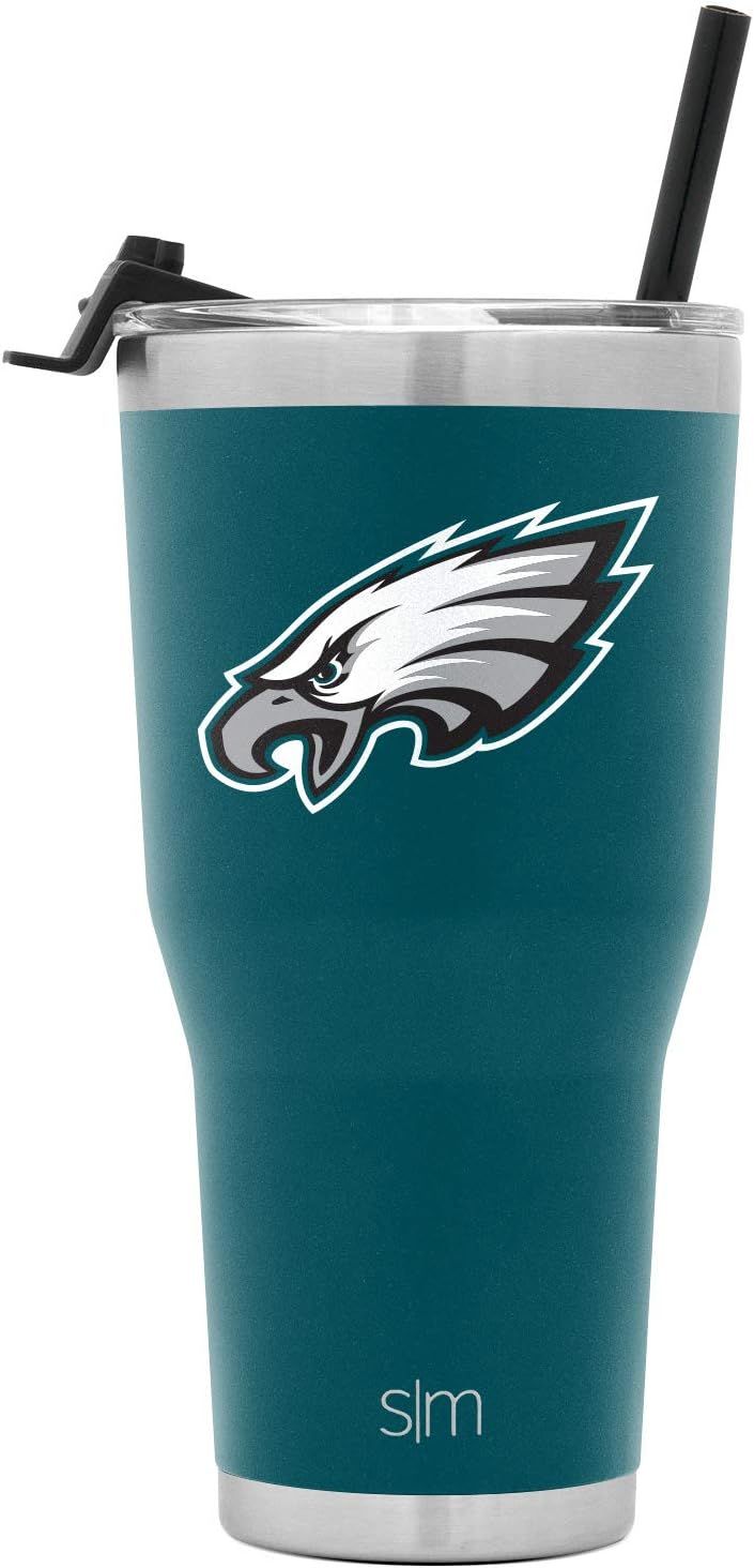 Simple Modern NFL 30oz Tumbler with Flip Lid and Straw Insulated Stainless Steel Travel Mug Class... | Amazon (US)