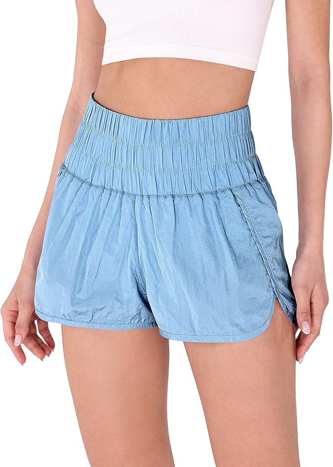 ODODOS Goto Athletic Shorts for Women Elastic High Waisted Quick Dry Sports Casual Workout Runnin... | Amazon (US)