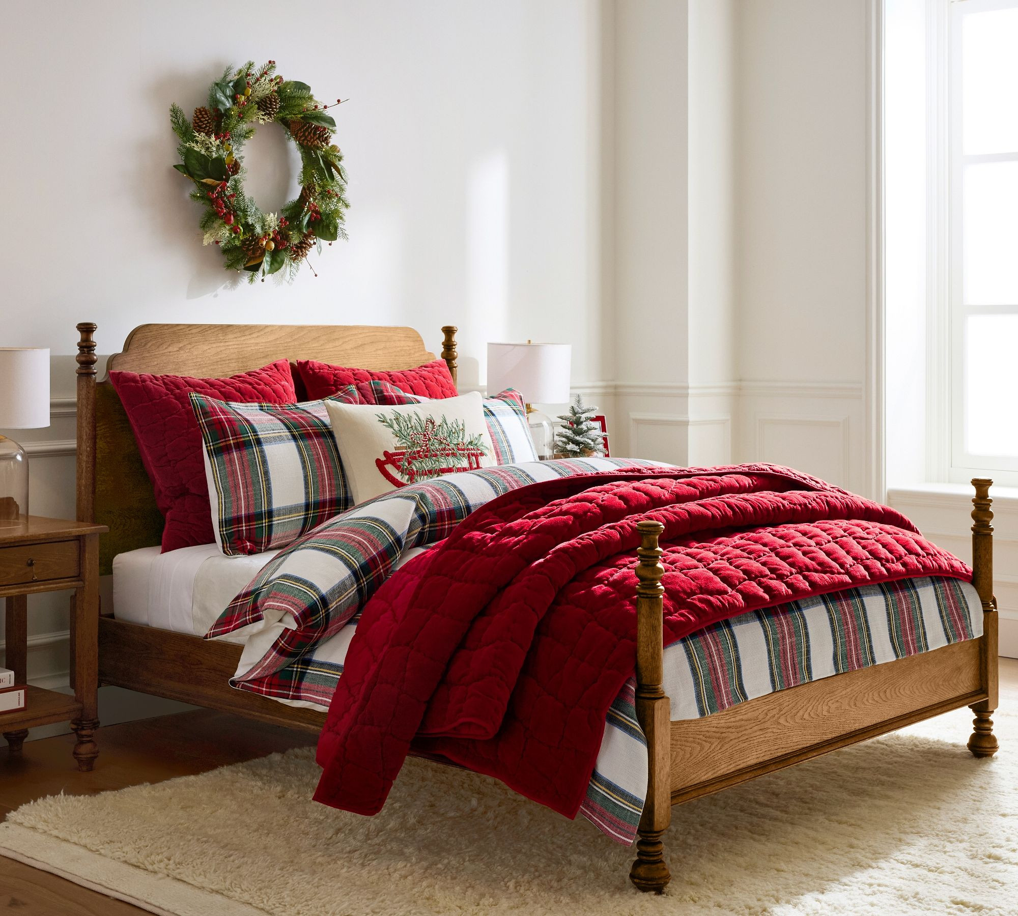 These bedding finds are giving the cutest cozy fall-to-Christmas bedroom vibe 🎄🍂 I love a seasonal duvet cover because it changes the whole look of the room so fast. Pottery Barn has everything from warm plaids and romantic florals to wreaths, Santa prints, and festive holiday styles.

#PotteryBarn #ChristmasBedding #FallBedding #HolidayBedroom #CozyChristmas #BedroomInspo #SeasonalBedding #PlaidBedding #FloralDuvet #SantaDecor #ChristmasDecor #FallHomeDecor #CozyHome #BeddingInspo #HolidayDecor 

 #LTKSeasonal #LTKHome #LTKSaleAlert