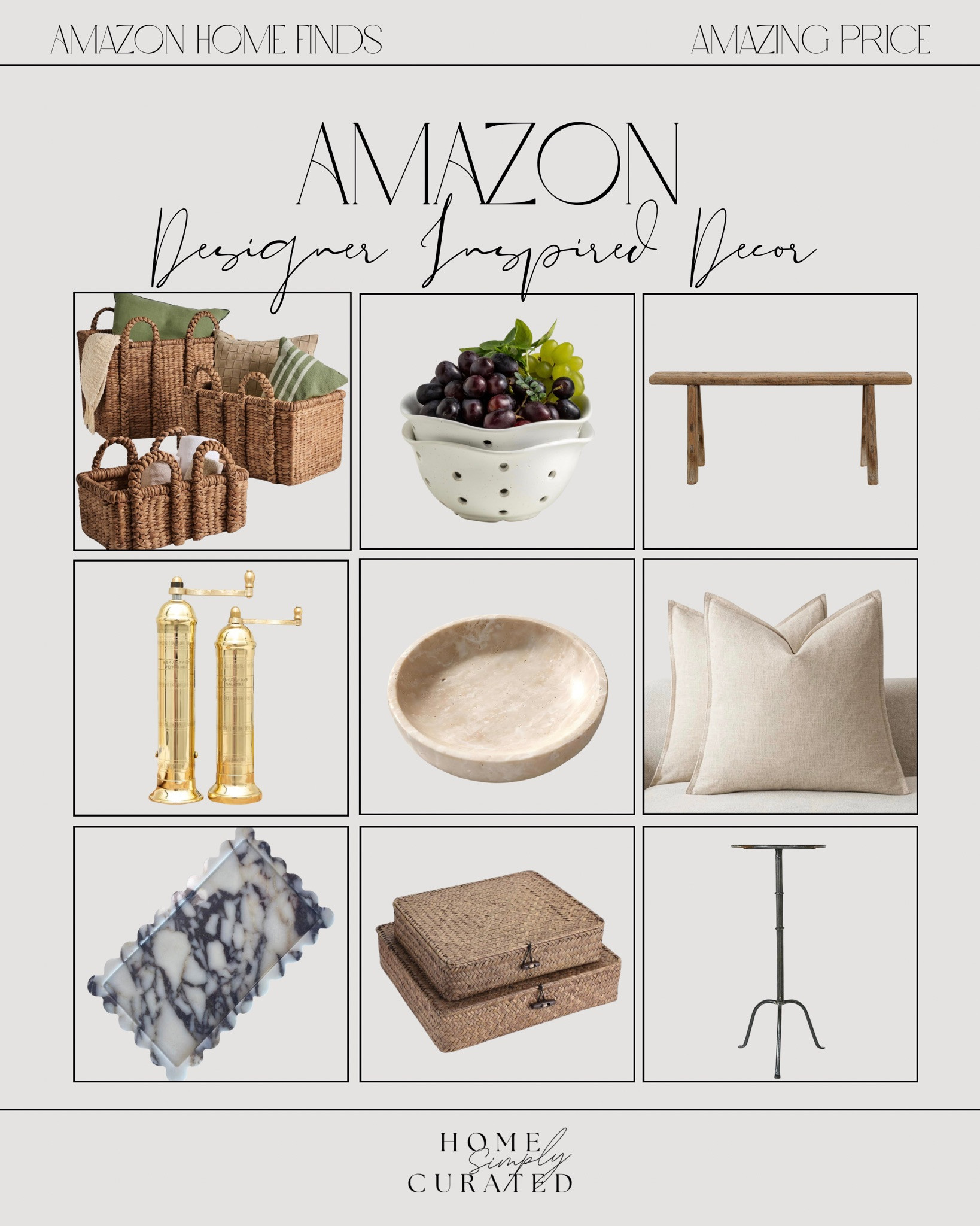 Loving these designer inspired pieces from Amazon! Affordable and functional 🙌🏼

#amazon #amazonhome #homedecorinspo #kitchen #livingroom #modernhome #neutralhome

#LTKdayinmylife #LTKmomlife #LTKHome