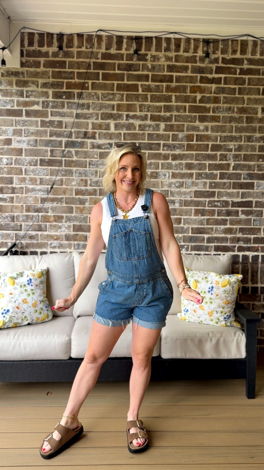 Okay these Old Navy overall shorts are WAY too cute for summer 🤍 lightweight denim, relaxed fit, and the easiest throw-on outfit for busy mom days, vacations, theme parks, and everyday errands. linked in my LTK ✨

#LTKootd #LTKmomlife #LTKBump