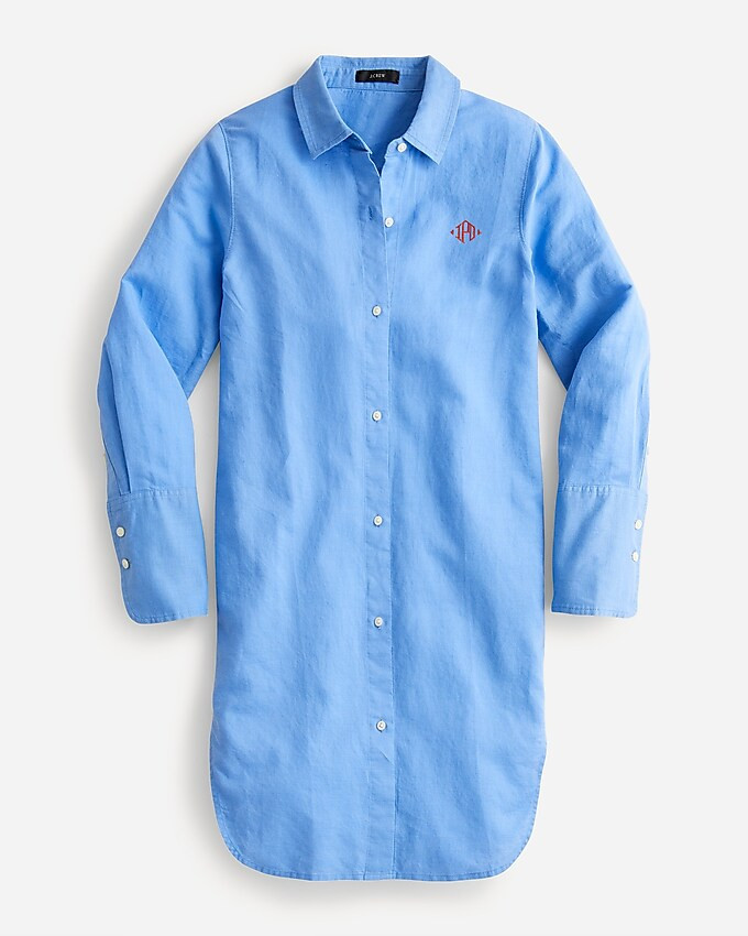 Beach shirt in linen-cotton blend | J. Crew US