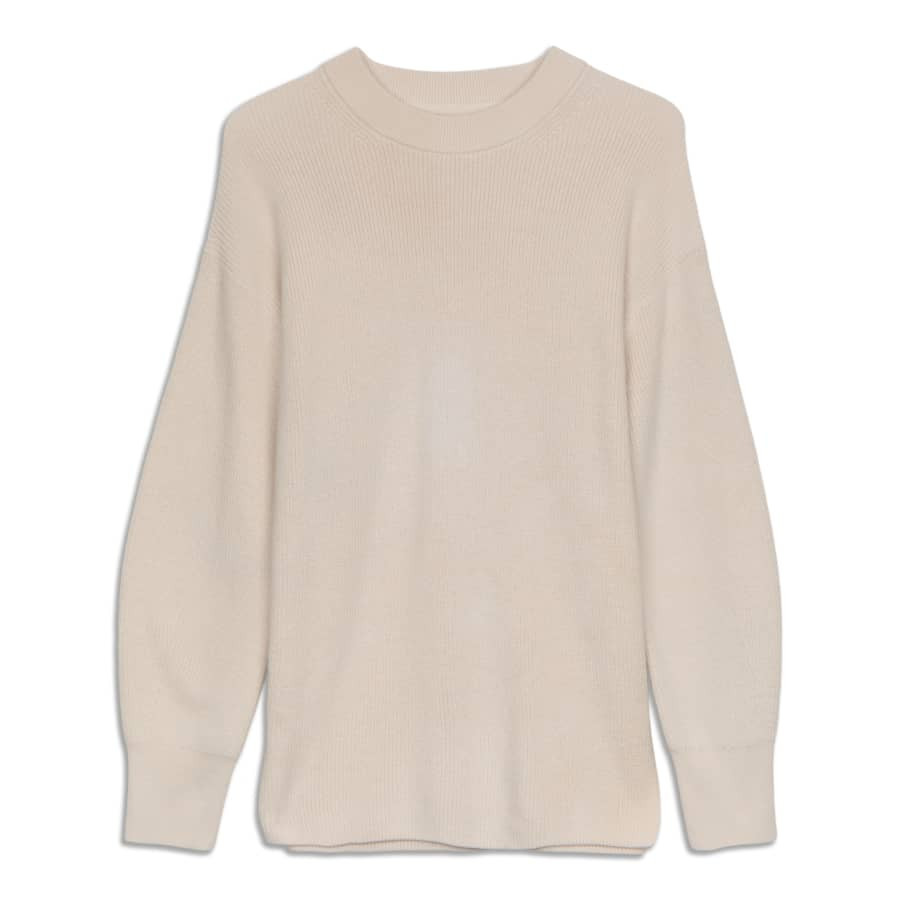 Merino Wool-Blend Ribbed Crewneck Sweater - Resale | Lululemon (US)