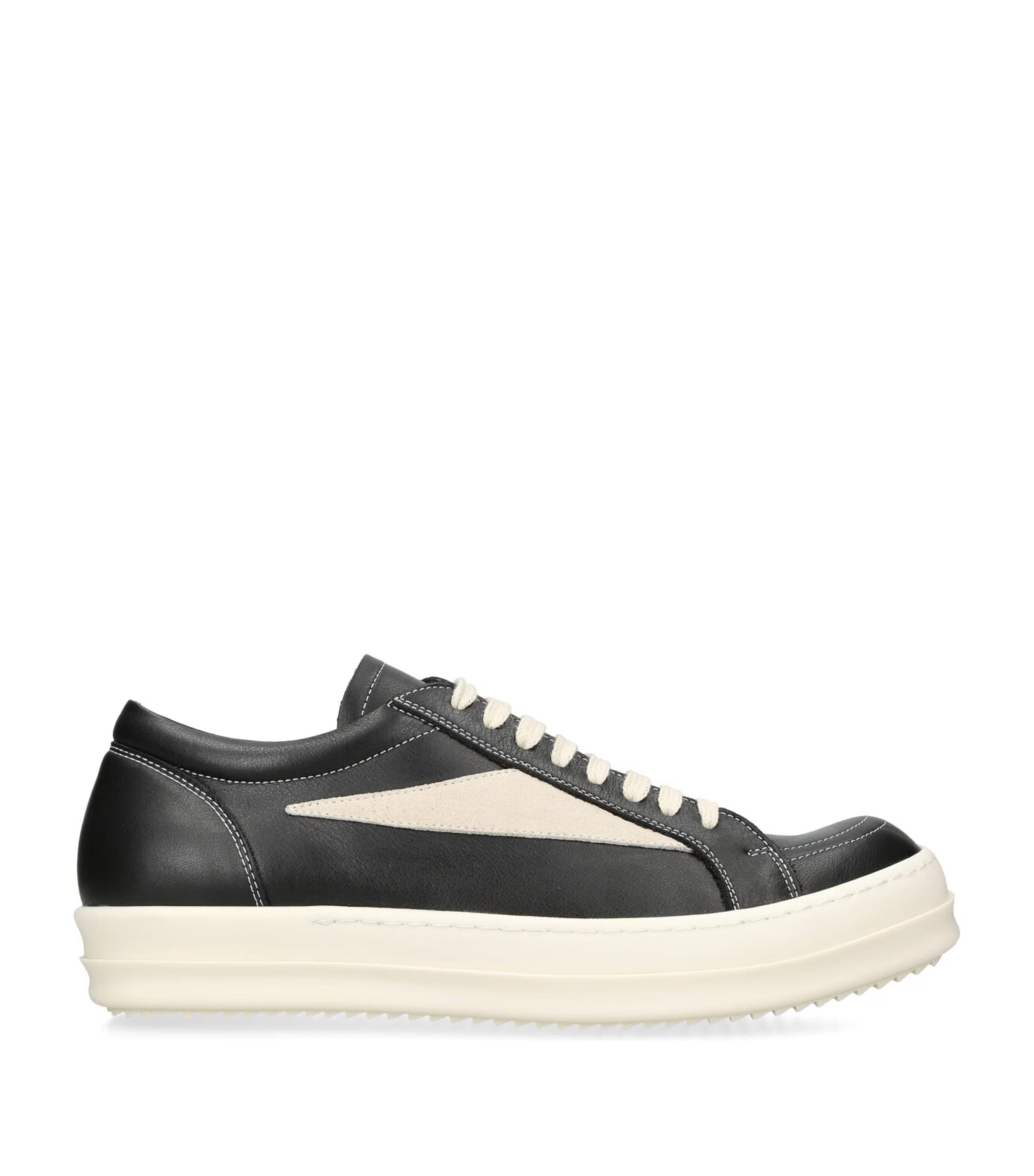 Rick Owens Leather Vintage Low-Top Sneakers | Harrods