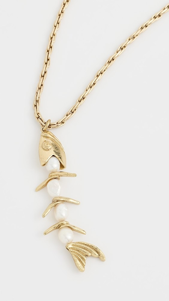 Calypso Pearl Fish Necklace | Shopbop