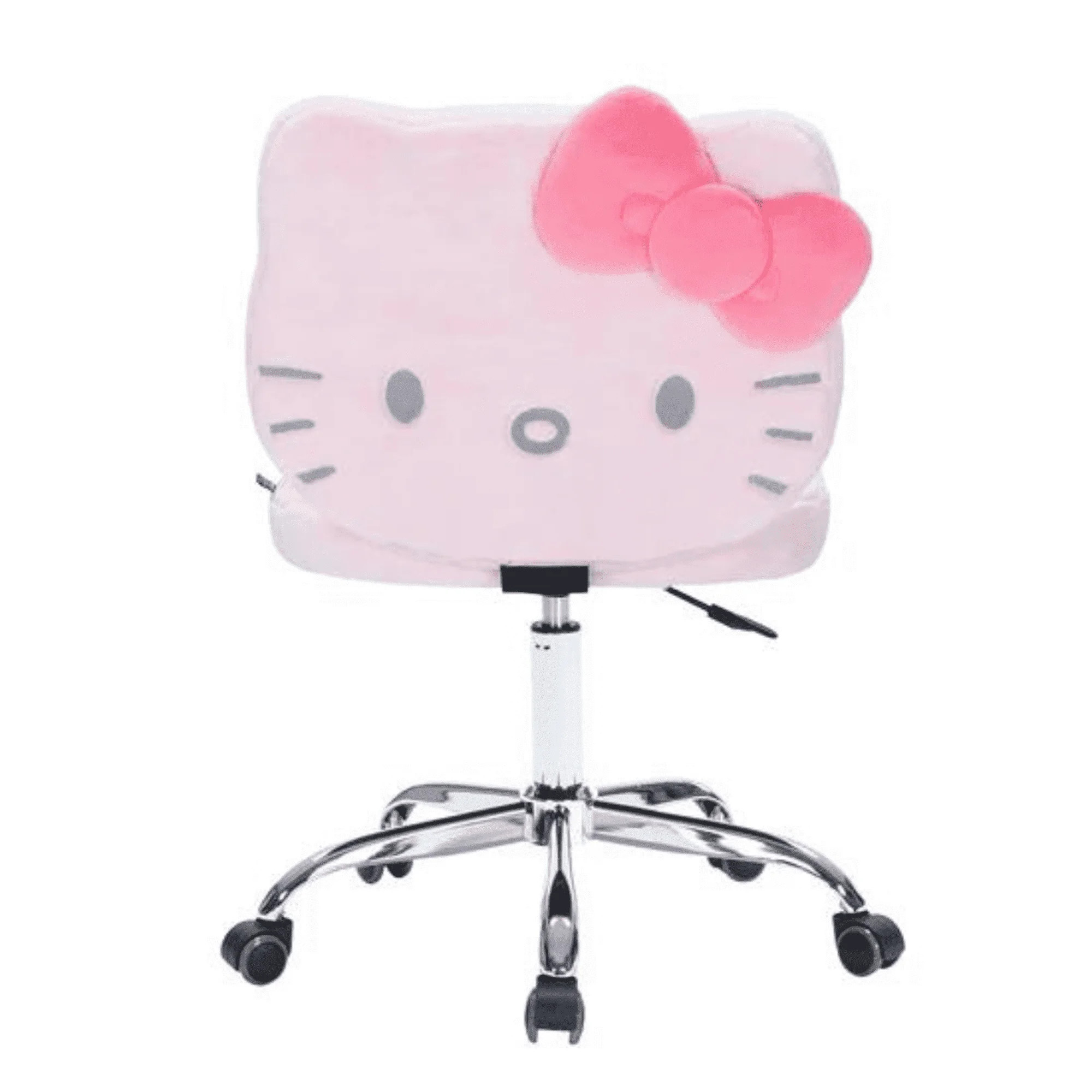 Impressions Vanity Hello Kitty Teddy Fur Swivel Vanity Chair with 360 Degree Rolling Wheels (Pink... | Walmart (US)