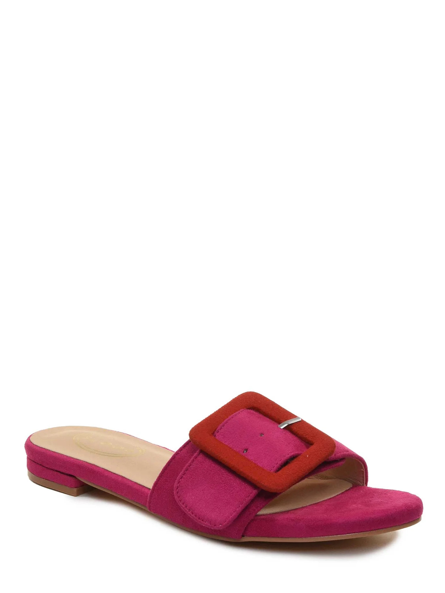 Scoop Women's Buckle Slide Sandals | Walmart (US)