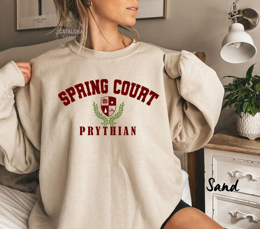 The Spring Court Sweatshirt, Spring Court Prythian Sweatshirt, Velaris Sweatshirt, A Court of Tho... | Etsy (US)