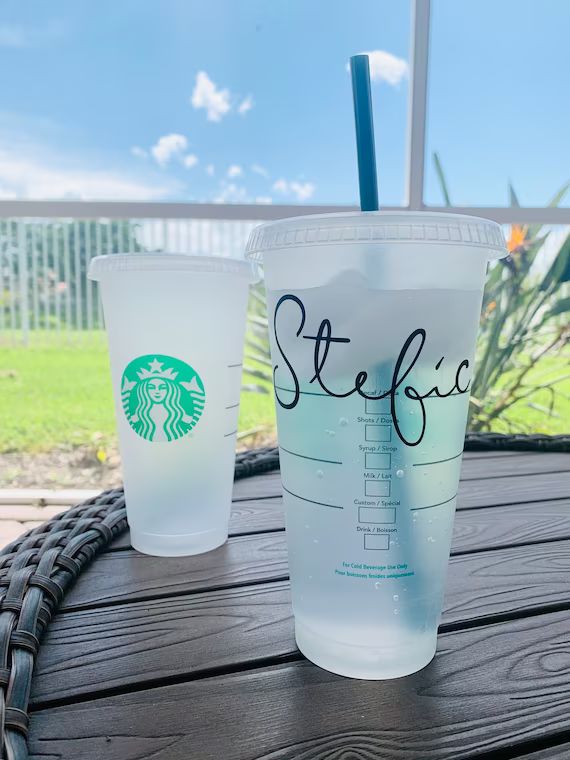 Starbucks Name Cups  3 FONTS AVAILABLE | Etsy | Etsy (US)